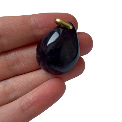 Pendentif Améthyste foncé