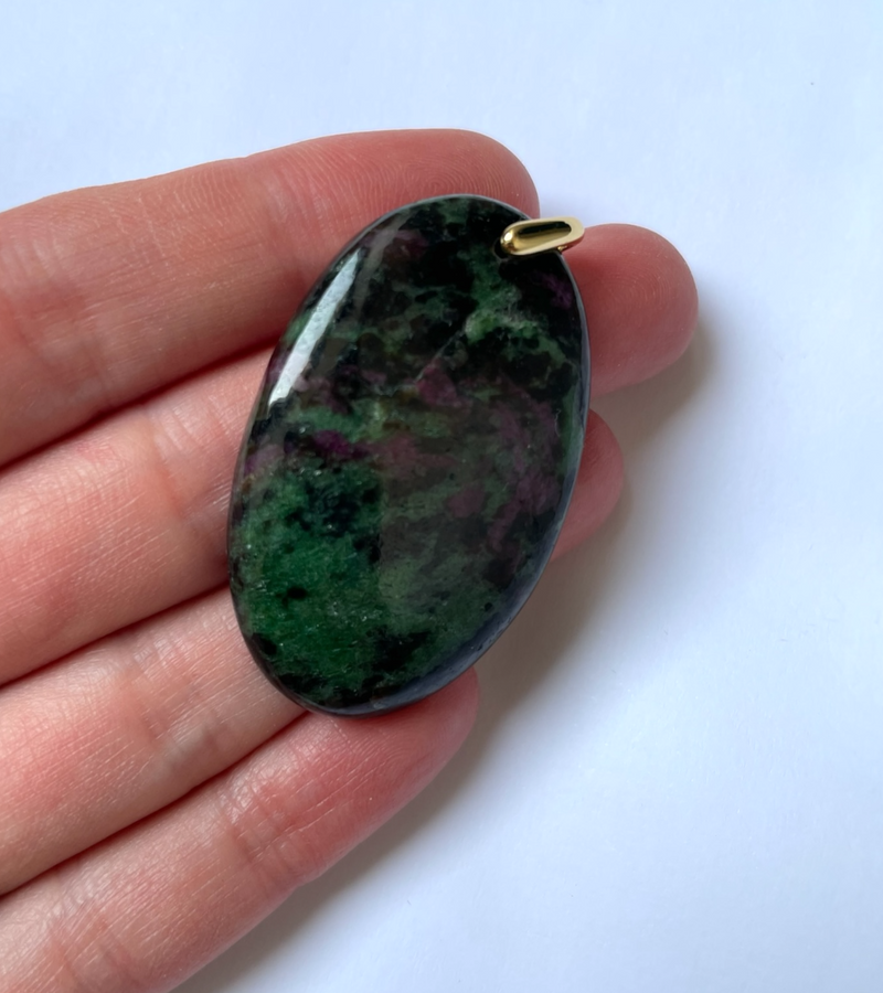 Pendentif Rubis Zoïsite