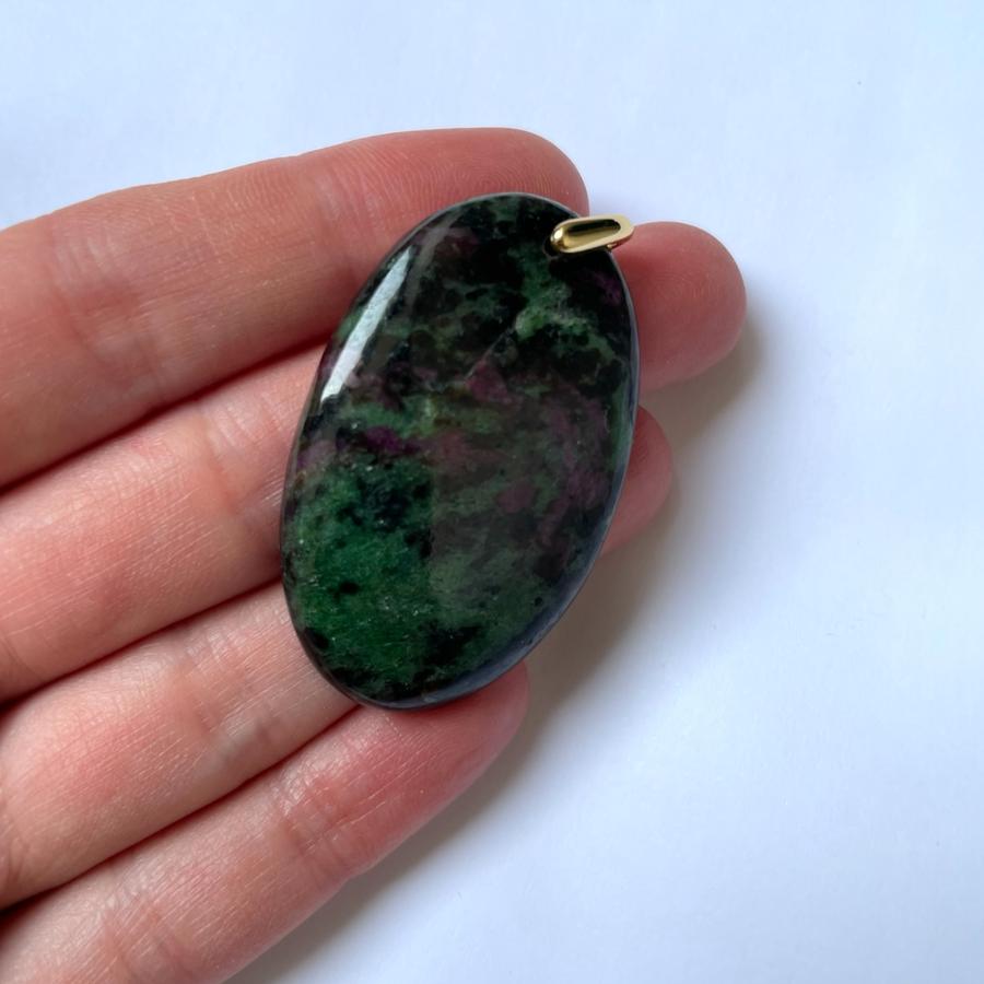 Pendentif Rubis Zoïsite