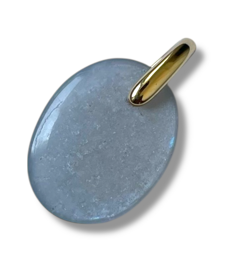 Pendentif Pierre de lune grise