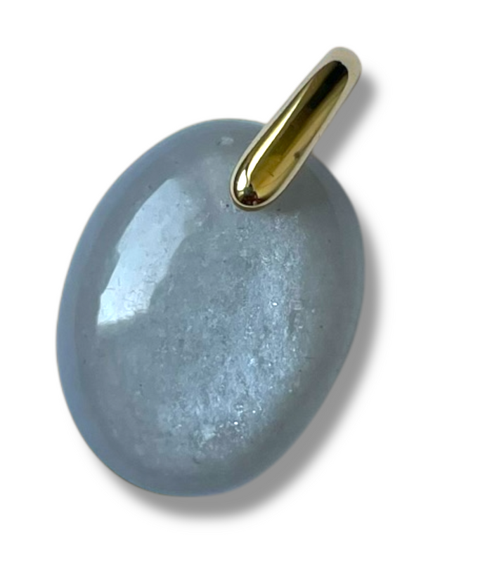 Pendentif Pierre de lune grise