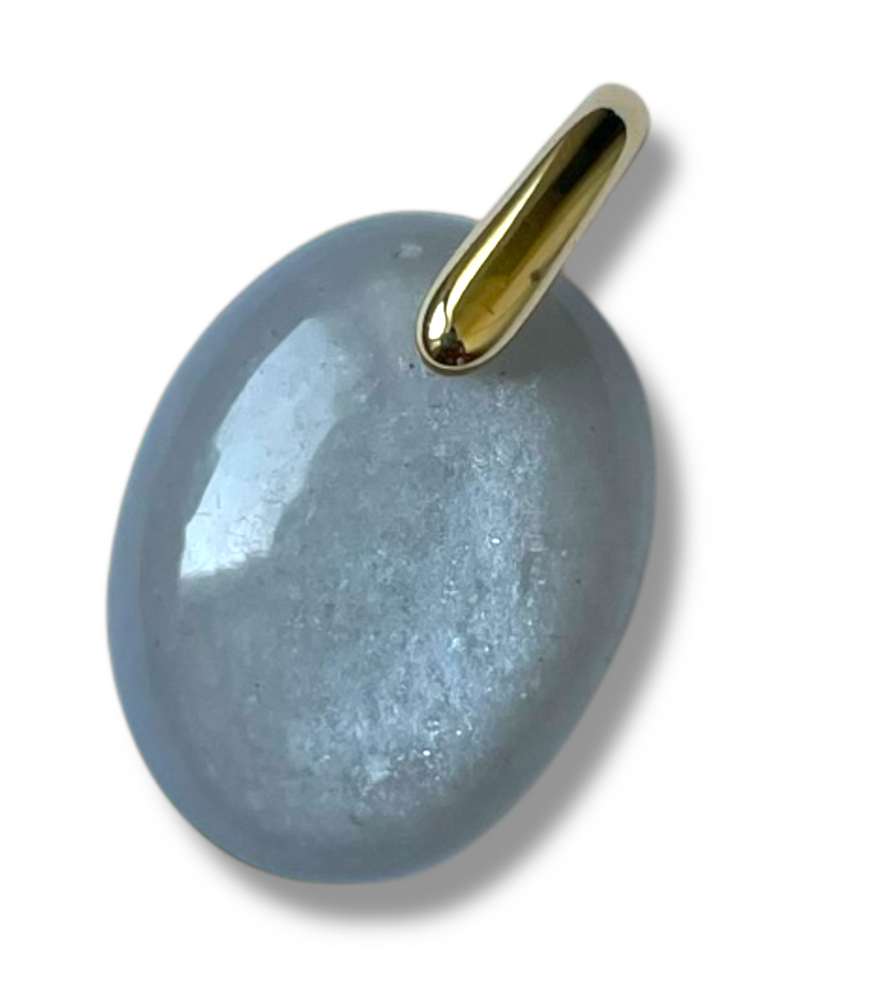 Pendentif Pierre de lune grise