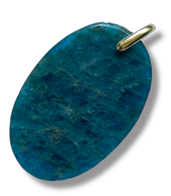 Pendentif Apatite Bleu