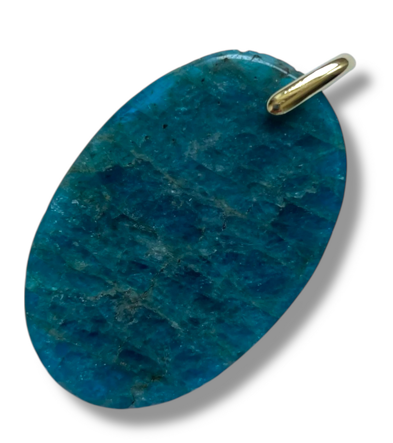Pendentif Apatite Bleu