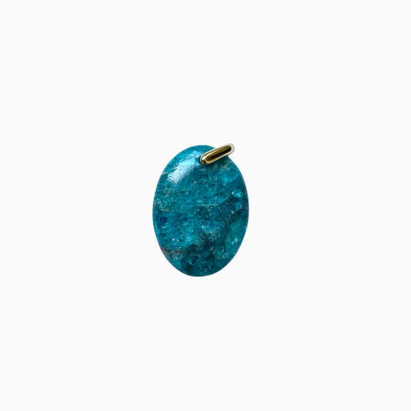 Pendentif Apatite Bleu