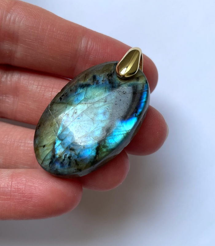 Pendentif Labradorite Multi couleur