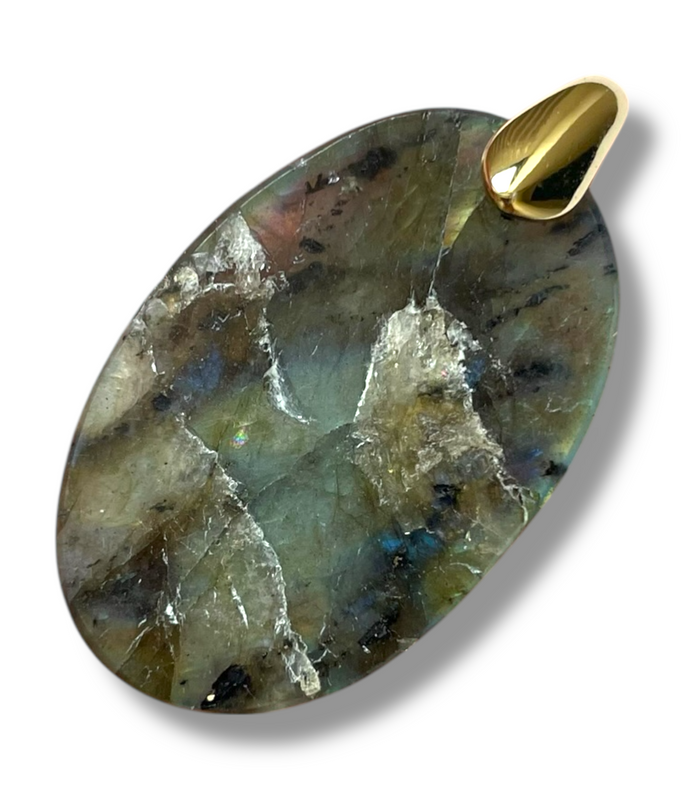 Pendentif Labradorite Multi couleur