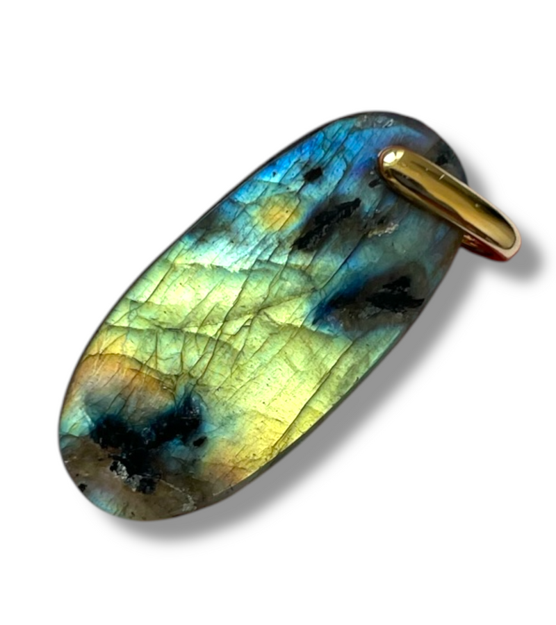 Pendentif Labradorite Multi couleur