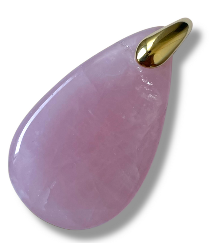 Pendentif Quartz Rose