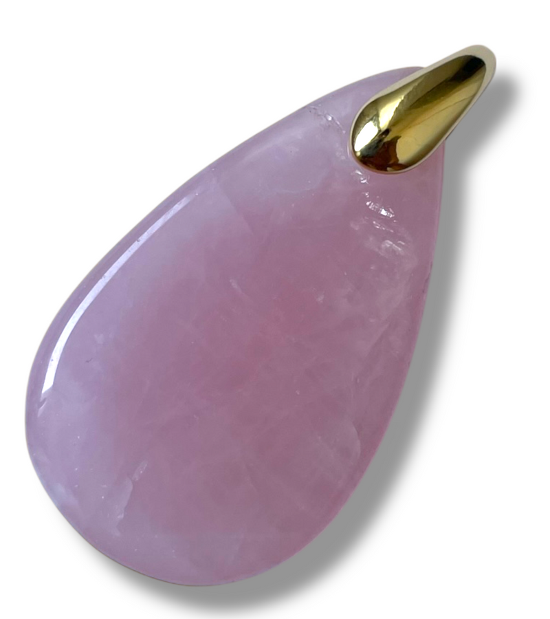 Pendentif Quartz Rose