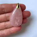Pendentif Quartz Rose