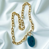 Pendentif Apatite Bleu