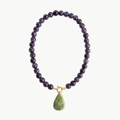 Collier Améthyste & Atlantiste