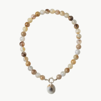 Collier Quartz Hématoïde Jaune & Oeil de Sainte Lucie