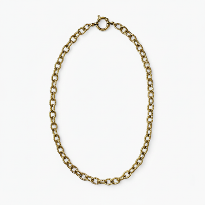 Collier dentelé doré - Éclat