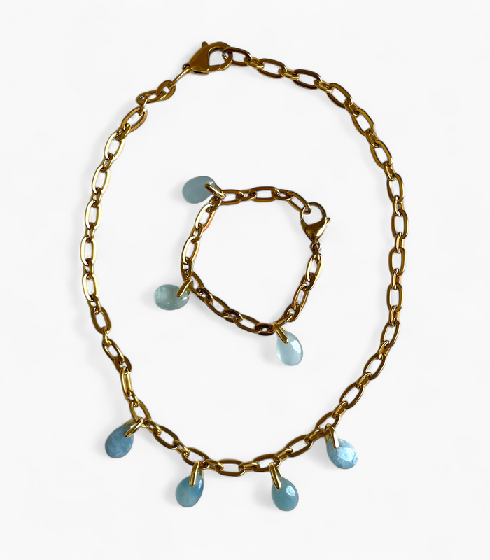 Bracelet Aigue Marine - Éclat