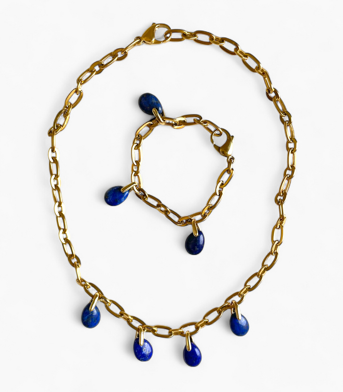 Collier Lapis Lazuli - Éclat