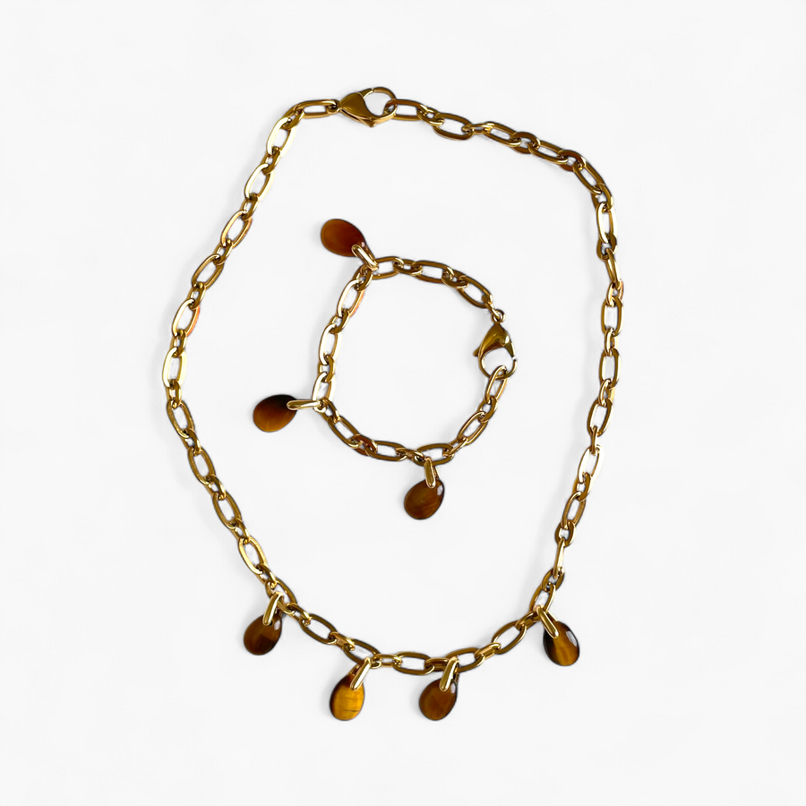 Bracelet Oeil de tigre - Éclat